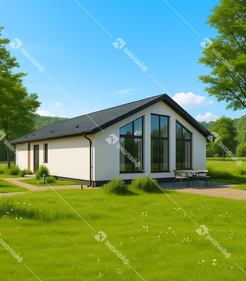 Проект одноэтажного дома Эколайф-101