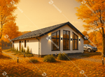 Готовый проект одноэтажного дома Эколайф 101 м2 под ключ