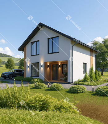 Проект двухэтажного дома Эколайф-115