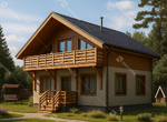 Проект готового двухэтажного дома Благо-150