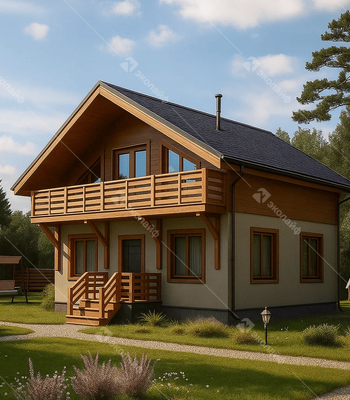 Проект двухэтажного дома Благо-150