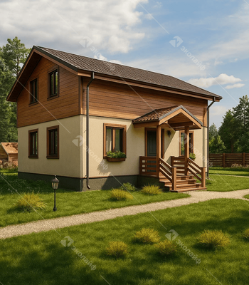 Проект двухэтажного дома Благо-125