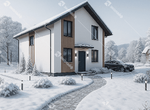 Проект готового двухэтажного дома Эколайф 126 м2 во Владимире