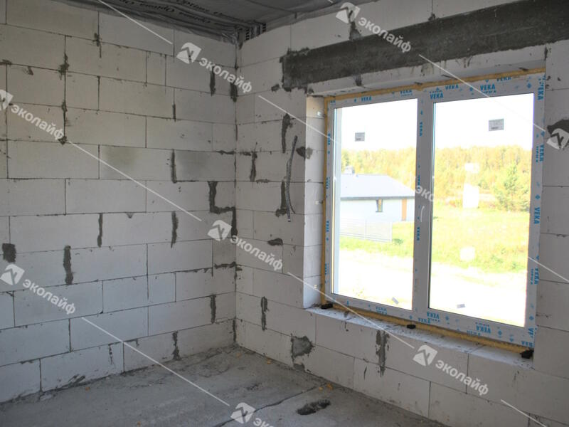 Двухэтажный дом из газобетона 143 м2 второй этаж