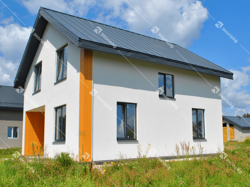 Двухэтажный дом с планкеном 143 м2 в мкр. Рождественское