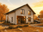 Проект готового двухэтажного дома Эколайф 143 м2 из газобетона или теплой керамики