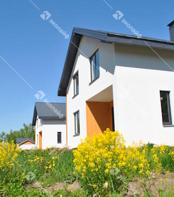 Двухэтажный дом из газобетона 143 м2 в поселке Садовый