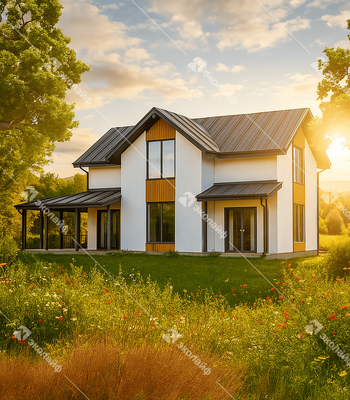 Проект двухэтажного дома Эколайф-155