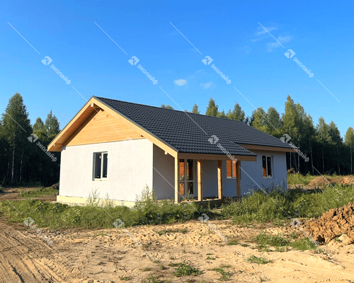 Дом 85 м2 с верандой под ключ