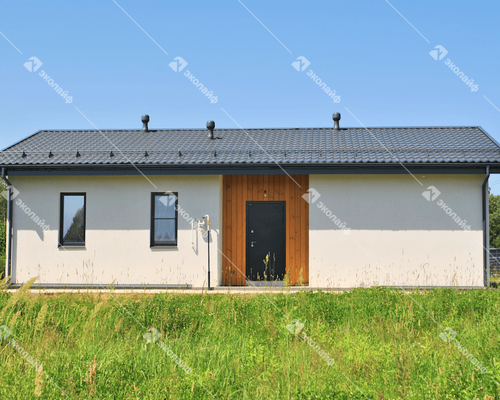 Дом построенный по проекту Эколайф 85 м2