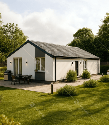 Проект одноэтажного дома Эколайф Нью-85