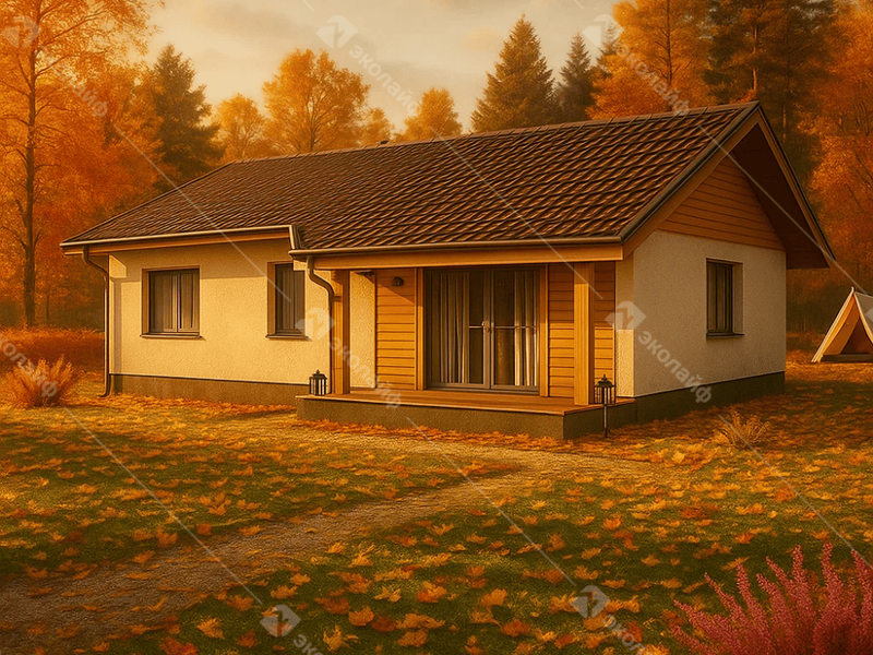 Готовый проект одноэтажного дома Благо 85 м2 во Владимире