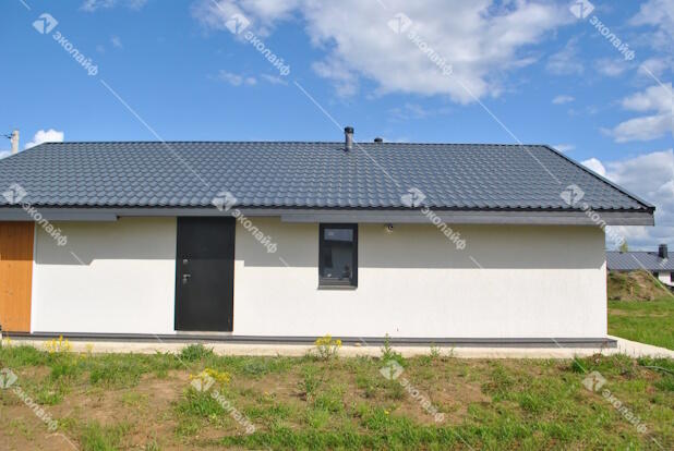 Дом по проекту Эколайф 90 м2 дверь
