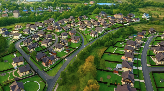 До города рукой подать