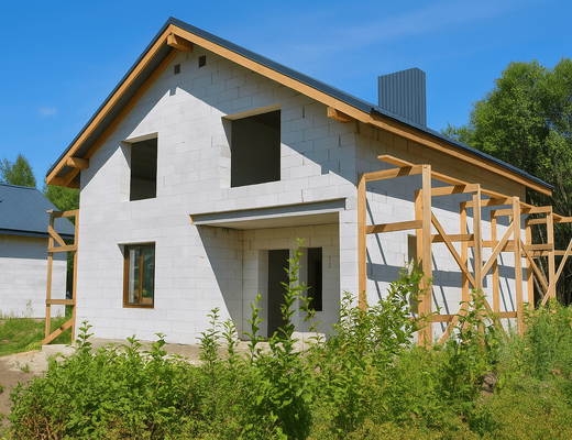 Дома из газобетона