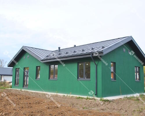 Одноэтажный дом по инд. проекту изумрудный в мкр. Рождество