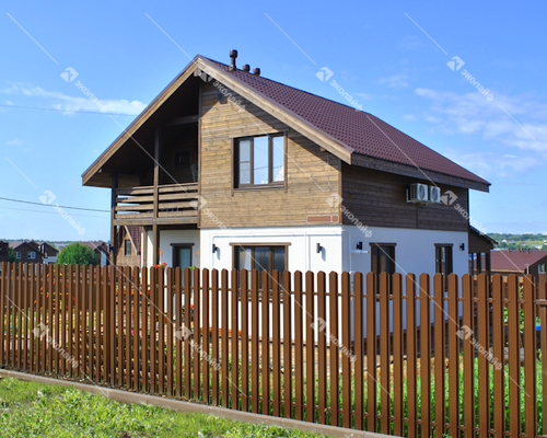 Двухэтажный дом 143 м2 под ключ в поселке Благовещенское