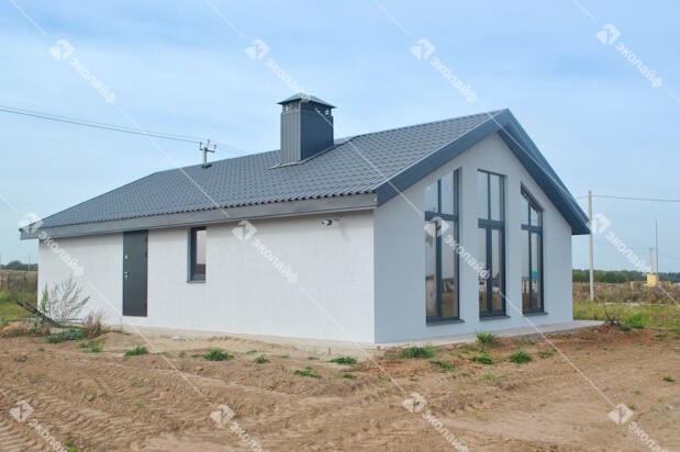 Построенный дом по проекту Эколайф 101 в Ставровской горке