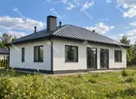 Одноэтажный дом 100 м2 из газобетона или теплой керамики