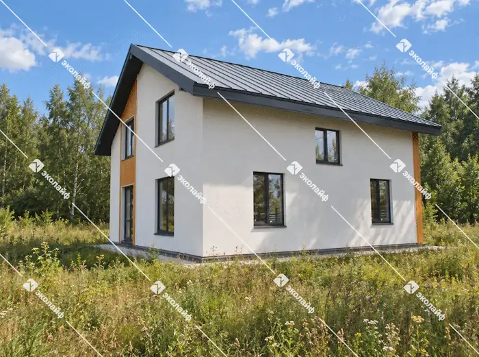 Двухэтажный дом 143 м² из газобетона в Ставрово под ключ