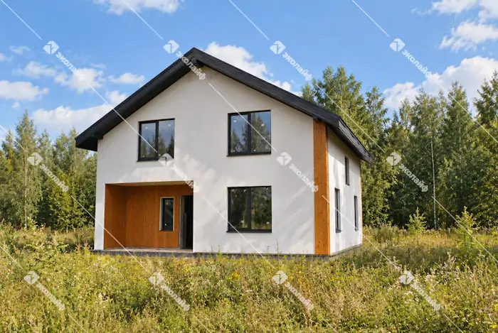 Двухэтажный дом 143 м² из газобетона в Ставрово 