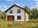 Двухэтажный дом 143 м² из газобетона в Ставрово 