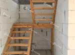 Двухэтажный дом из газобетона 143 м2 лестница