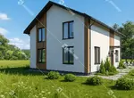 Проект готового двухэтажного дома Эколайф-150