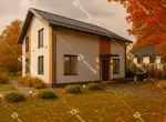 Проект готового двухэтажного дома Эколайф 150 м2 из газобетона или теплой керамики