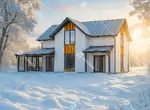Проект готового двухэтажного дома Эколайф 155 м2 во Владимире