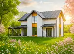 Проект готового двухэтажного дома Эколайф 155 м2 под ключ