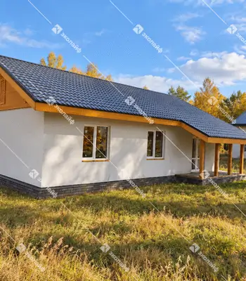 Дом 85 м2 из теплой керамики в КП Садовый