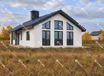 Боковой фасад дома 107 м2 из тёплой керамики в Киржаче 