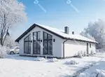 Проект одноэтажного дома Эколайф 90 м2 во Владимире