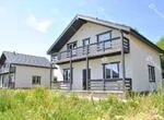 Двухэтажный дом 150 м2 с большим балконом в п. Бородино, г. Владимир