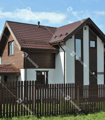 Двухэтажный дом из газобетона 155 м2 в поселке Благовещенское