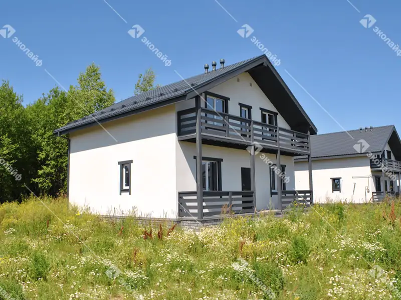 Дом из газобетона 150 м2 2-х этажный в г.Владимир, п. Бородино