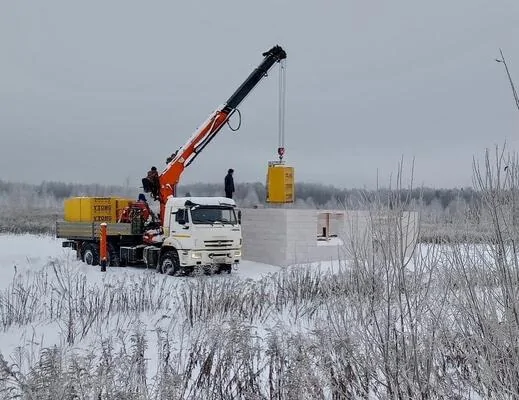 Микрорайон Рождественское ход строительства 2022 зима