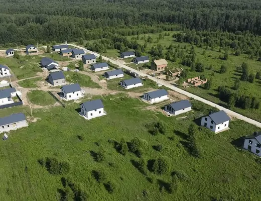 Микрорайон Рождественское ход строительства 2024 лето птичий полет